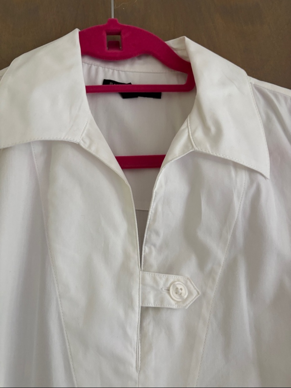 Classic Sleeveless White Mini Swing Dress - Picture 2 of 3